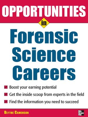 Opportunities in Forensic Science - ebook